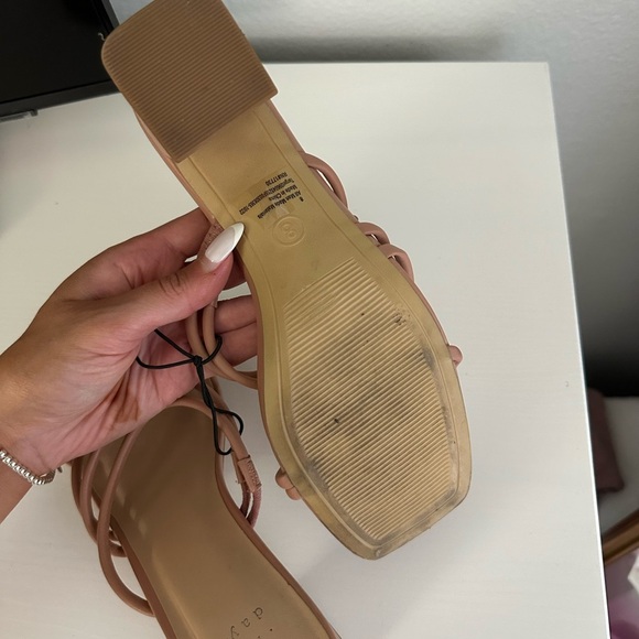 A New Day Women’s Blakely Mule Heels in Nude Size 8 - Picture 3 of 9